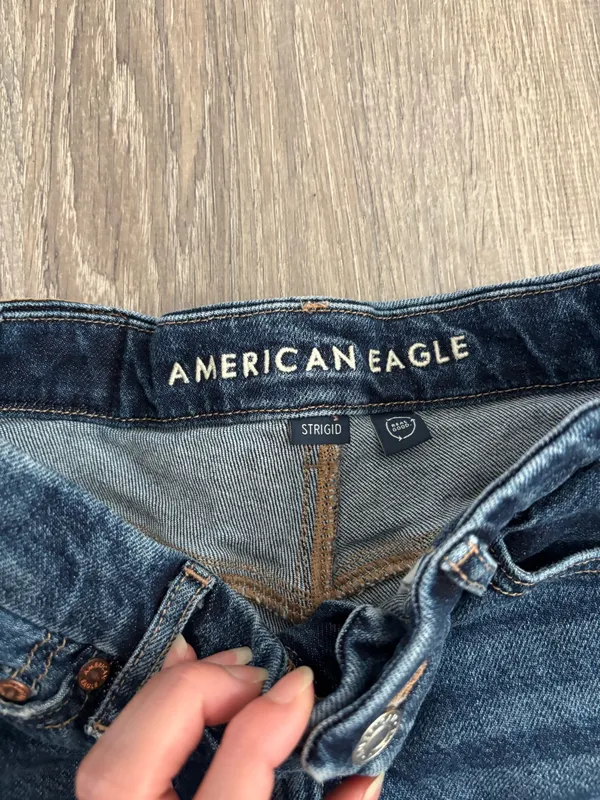 American Eagle Denim Highest Waist '90s Boyfriend Shorts (0) - Image 3