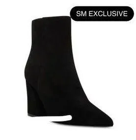 Black Velvet Booties Size 8.5 - Image 2