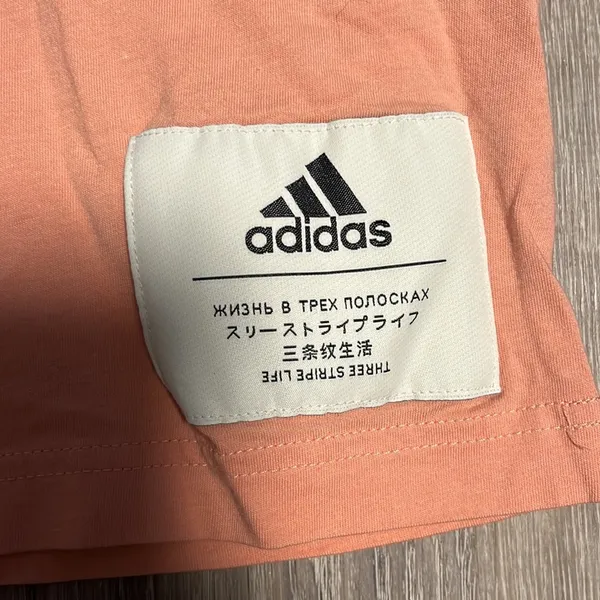 Women’s adidas Cropped Orange T-Shirt Size M - Image 4