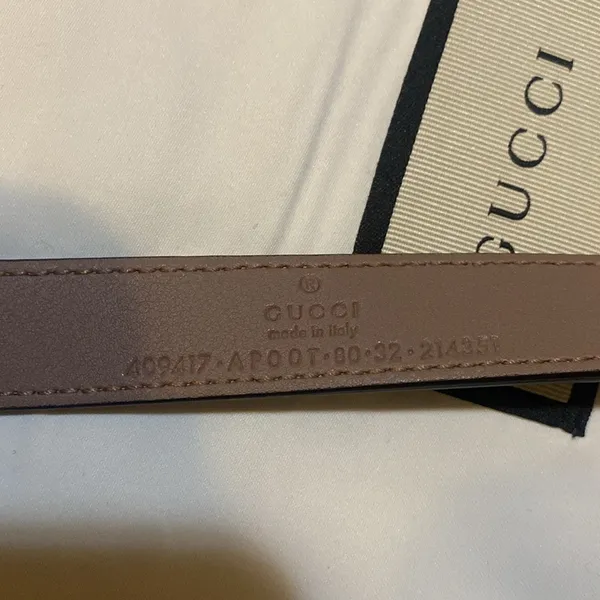 Gucci Leather Belt with Double G Buckle - Image 4