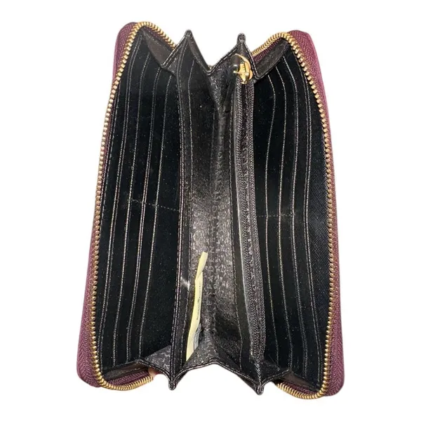 Kate Spade Deep Plum Wilson‎ Road Neda Zip Around Wallet - Image 4