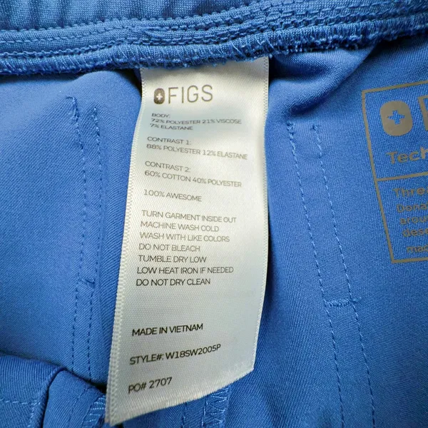 Figs Technical Collection XS/ P Zamora Scrub Pant Jogger Drawstring W18SW005P - Image 4