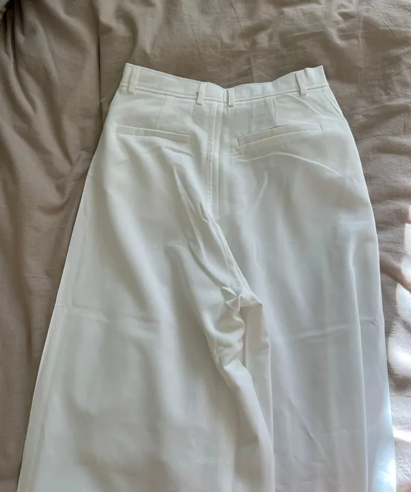 White Fox High Waisted Trousers Size 2 - Image 2