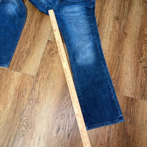 Y2K Lucky Brand Neopolitan Easy‎ Rider Faded Blue Jeans Womens 10/30 Bootcut - Image 5