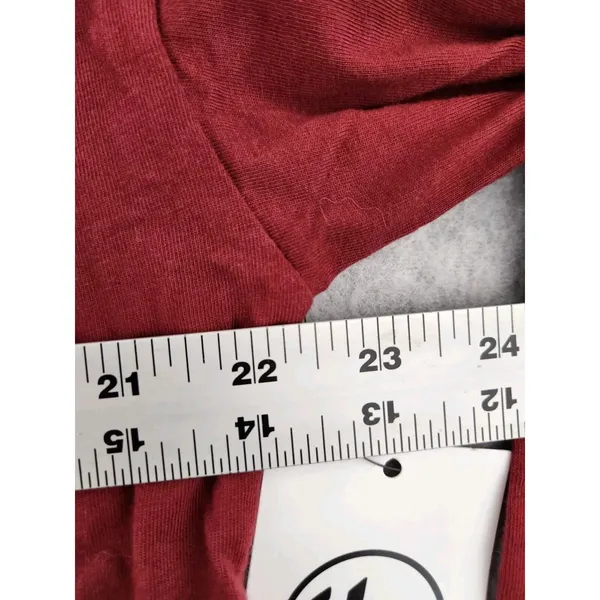 '47 Women's '47 Cardinal Arkansas Razorbacks Football‎ Long Sleeve Crop Sz MEDIUM - Image 11