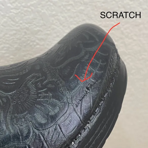 Dansko 906020202 Professional Clog Black Tooled Leather Clogs Size 39 8.5-9US - Image 13