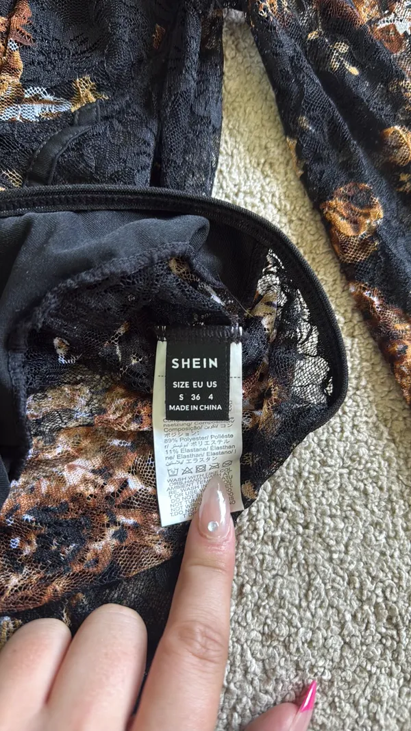 Shein Floral Top Lace - Image 2