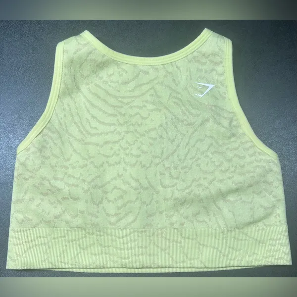 Gymshark Size S Neon Adapt Animal Seamless Sports Bra - Image 3