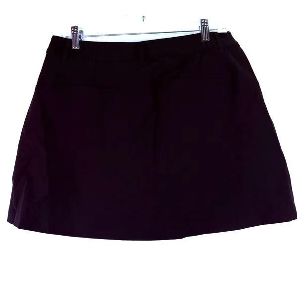 Lululemon Black Stretch Twill Front Pleat Golf Skirt Size 32 - Image 3