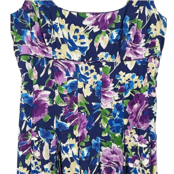 Lauren Ralph Lauren Women’s Floral Fit & Flare Dress‎ Size 14 Old Money Feminine - Image 6