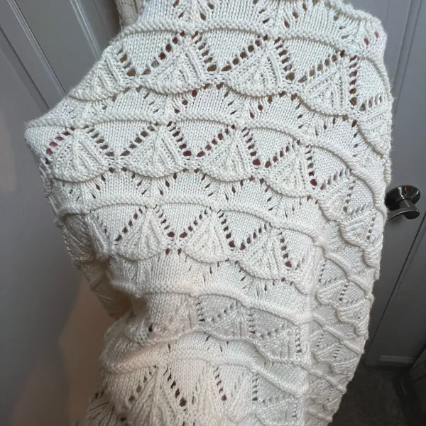 K Closet‎ Women Crochet Cream Sleeveless Maxi Dress Size M - Image 7