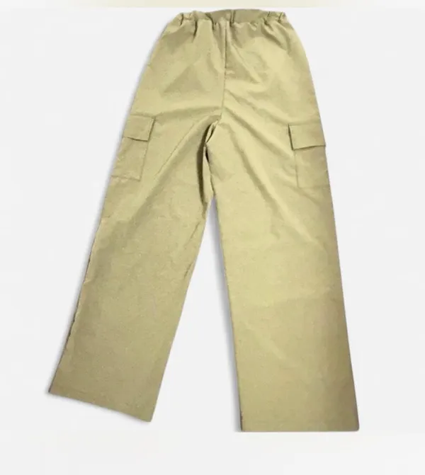 Derek Heart Olive Green High-Waisted Wide-Leg Cargo Pants - Size M 🌿✨ - Image 3