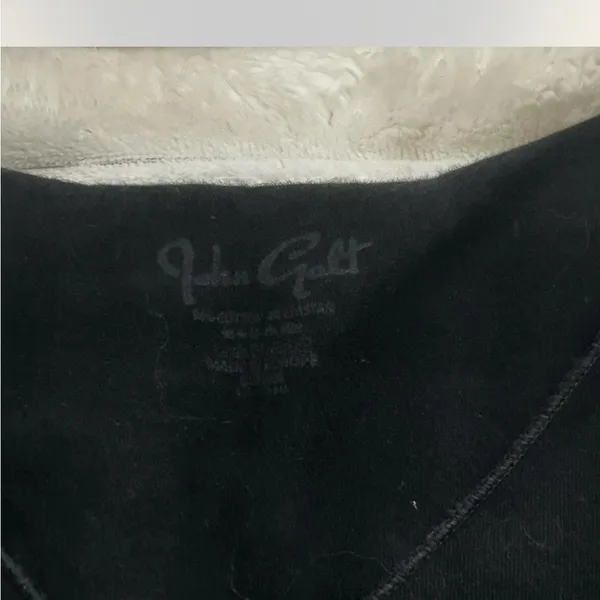 Brandy Melville Black Fitted Ruched Blouse - Image 2