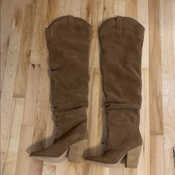 Steve Madden Suede Laddy Over-the-Knee Boot - Image 3
