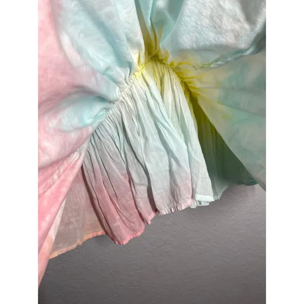 LoveShackFancy Chai Mini Dress Tie-dye boho fairy whimsy Sz 2 - Image 9
