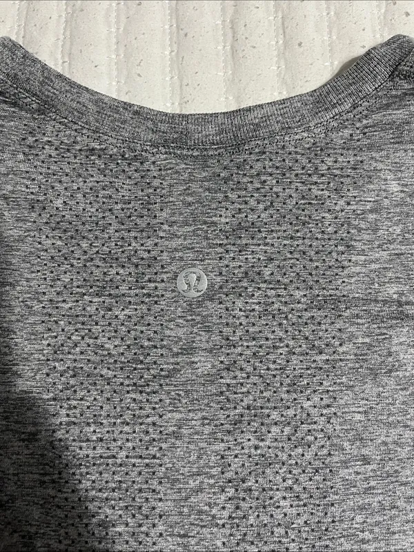 lululemon athletica Heathered Gray Long-Sleeve Crew - Image 3