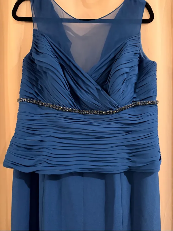 Women’s Blue Daymor Formal Dress - Image 2