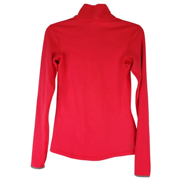 Nike Pro Hyperwarm Half-Zip 3.0 LS Training‎ Pullover Coral Womens Small 620440 - Image 2