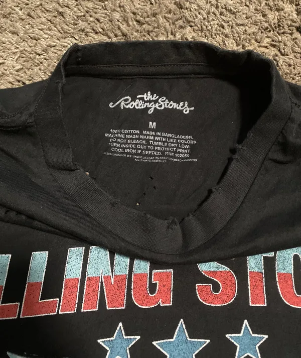 The Rolling Stones Distressed Tee size M - Image 3
