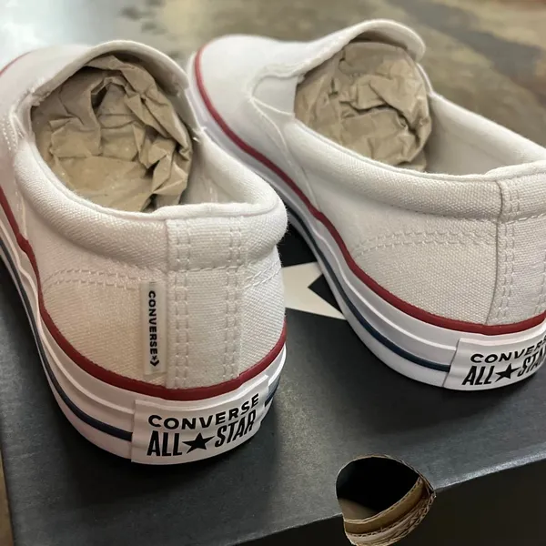 Converse Women's White Trainers - Image 4