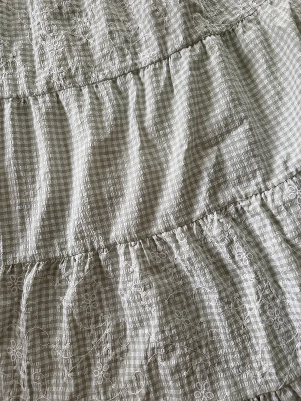 NWT Altar’d State Gingham Maxi Skirt - Image 5