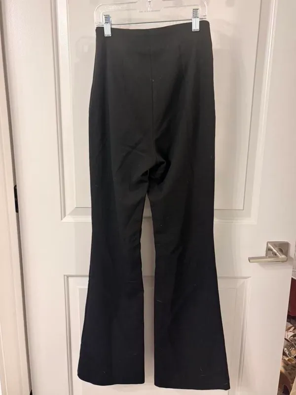 H&M Black Flare Dress Pants - Image 7