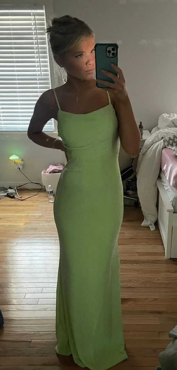 Prom Dress / Formal Green Size 4 - Image 2