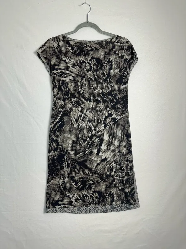 Vintage Women's Dress Reversible Size M Animal Print Lightweight Sleeveless - Image 4