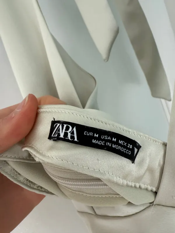 ZARA Satin Dress Mini - Image 4