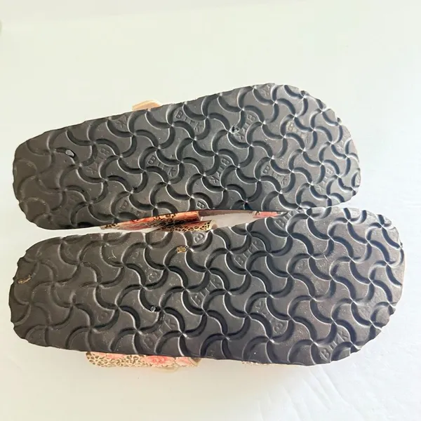 Birkenstock Arizona Sandals Cheetah Floral Buckle Slip Footbed Medium Narrow 37 - Image 6