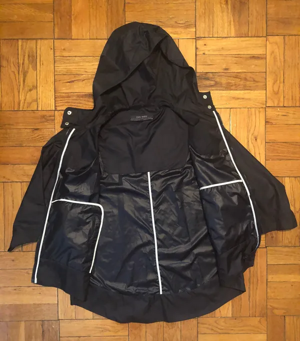 ZARA Poncho Rain Jacket - Image 3
