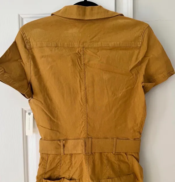 Anthropologie Maeve The Colette Weekend Zip Front Jumpsuit, Size 12 - Image 11
