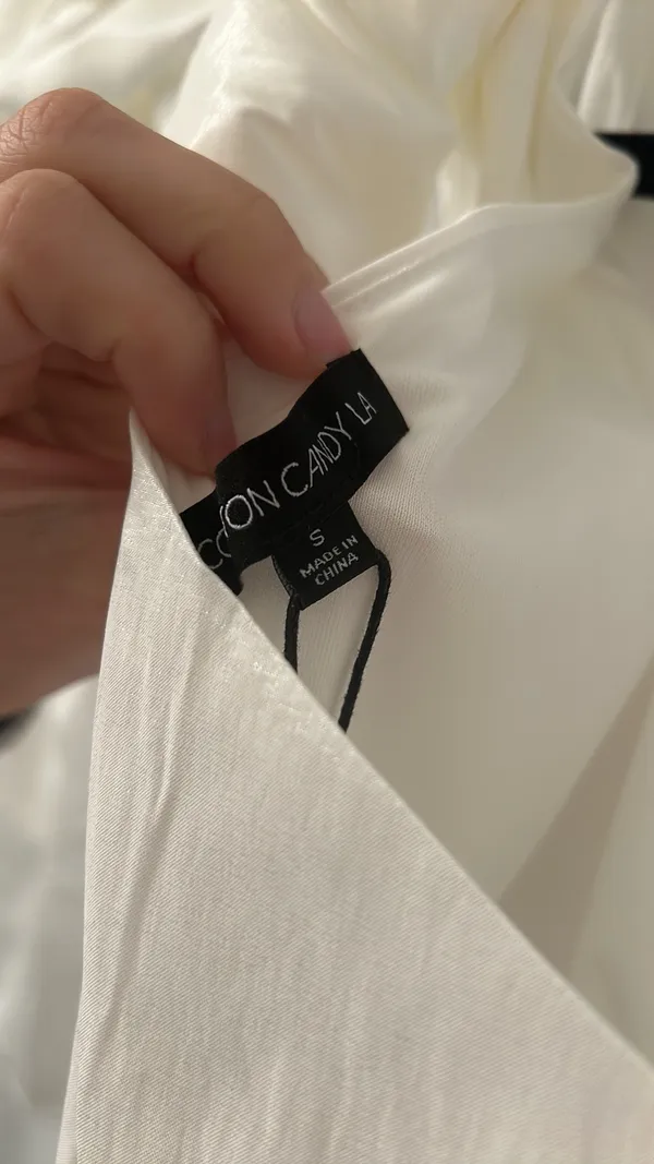 White Mini Dress - Image 6
