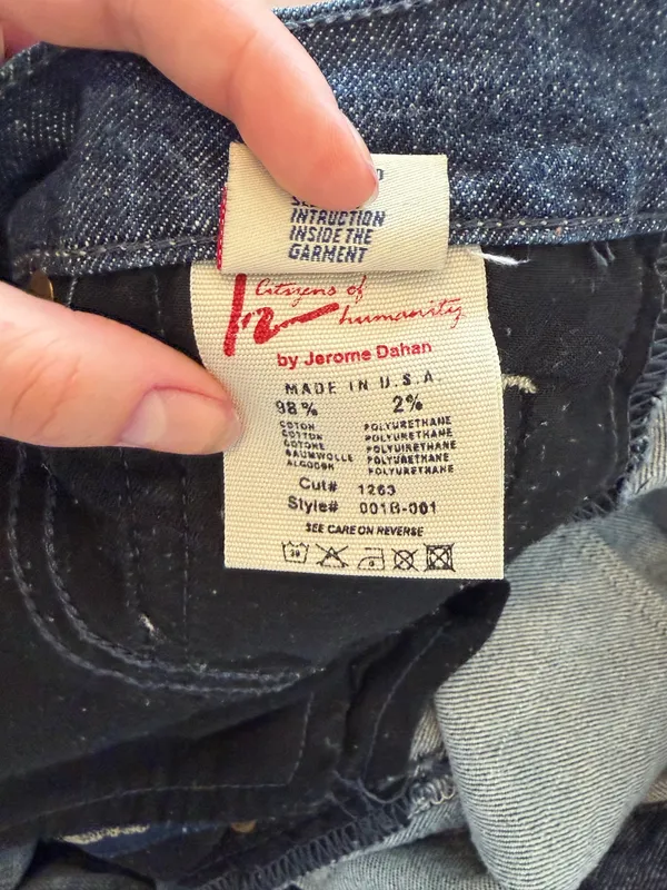Vintage Citizens of Humanity Jeans Low Rise Bootcut made in USA size 28 - Image 7