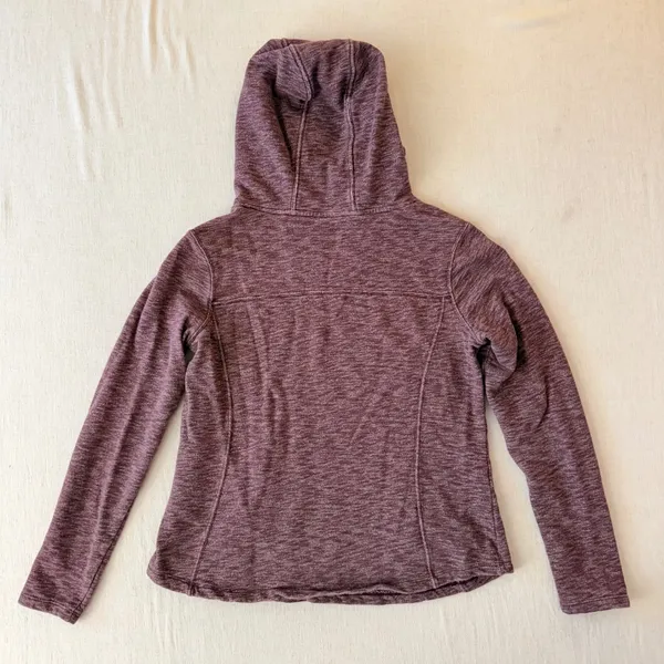 Carhartt Newberry Cowl Hoodie S Deep Wine Gorpcore Workwear - Image 2