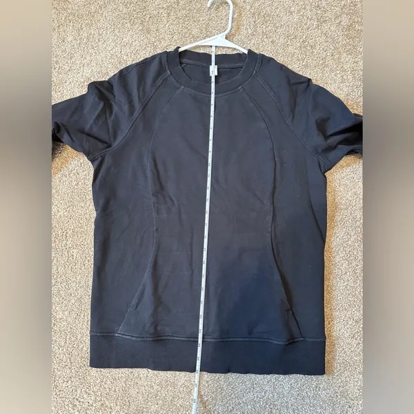 Lululemon Scuba Crew Neck Sweatshirt in Black Size 8 - Image 9