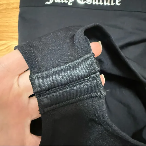 Juicy Couture Classic Black shapewear women’s bodysuit small fits tight 4 to 6 - Image 2