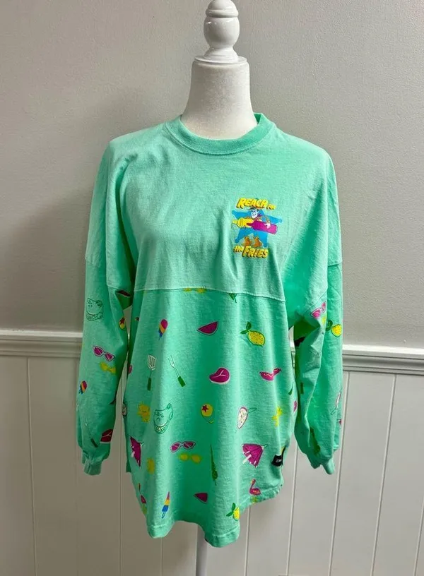 Disney Parks Toy Story Summer Splash Long Sleeve Spirit Jersey Blue Small S - Image 15