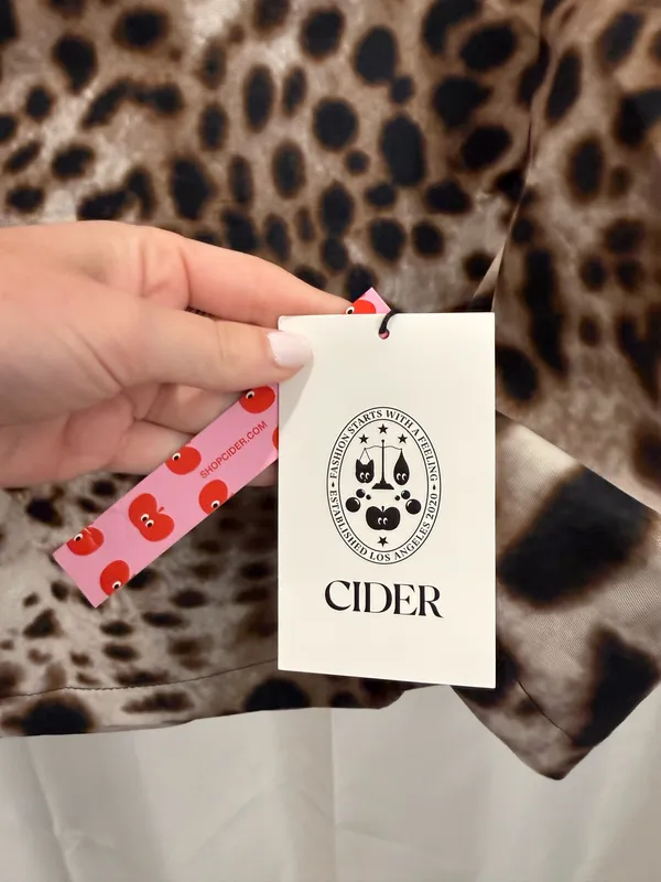 Cider Leopard Print Dress  - Image 3