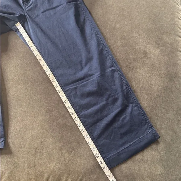 Women’s Navy Blue Straight Leg High Rise Office Casual Pants a new day 4R NEW - Image 10