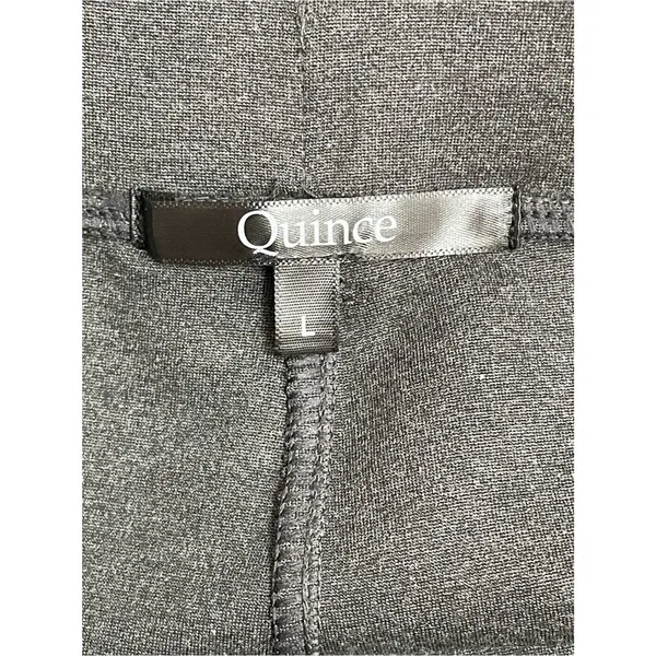 Quince Ultra Stretch Ponte Bootcut Pants Charcoal Gray Size Large Work Career - Image 8