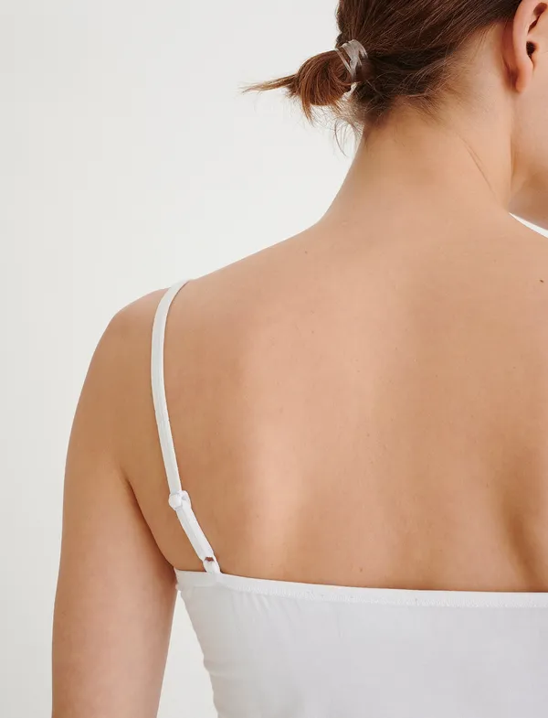 Inwear Finesse white spaghetti strap cami tank top size S small - Image 6