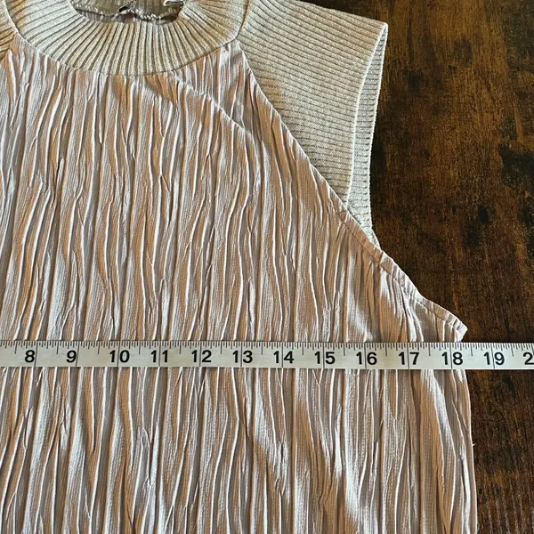 ZARA Combined Pleated Top - Image 6