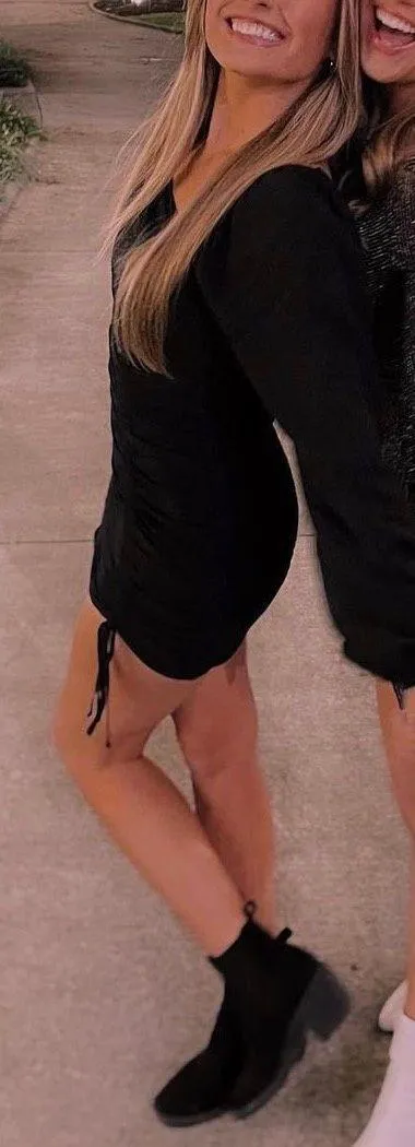 Black Mini Dress - Image 3