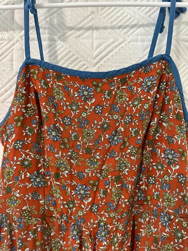 Live To Be Spoiled Floral Print Wide Leg Jumpsuit fits like size 8 - Image 2