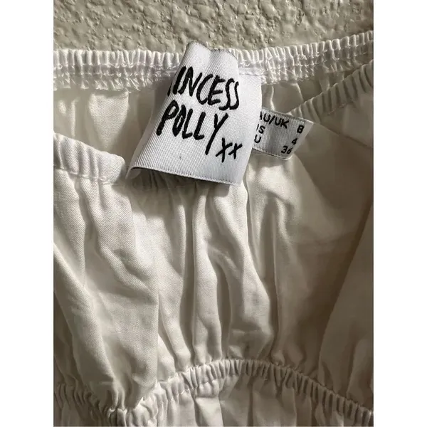 Princess Polly AVIANA MINI DRESS WHITE - Image 9