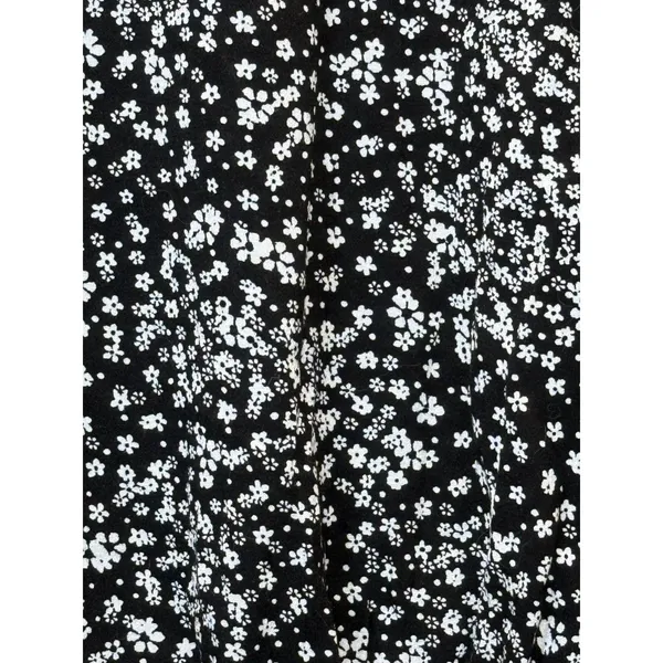 Free People Intimately Bodysuit Womens XS Black Floral Bell Sleeve Lace Boho - Image 5
