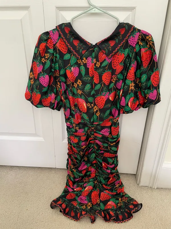 Farm Rio Strawberry Mini Dress - Image 2