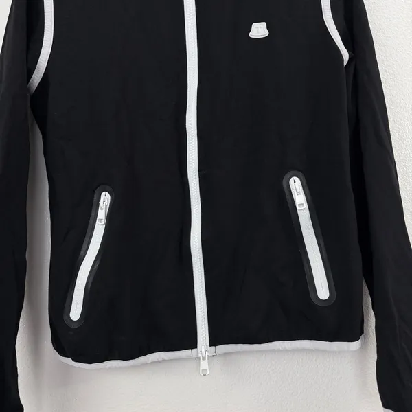 Tilley Jacket Womens Medium Black Tilley Loves Golf Full Zip Mock Neck Active - Image 3