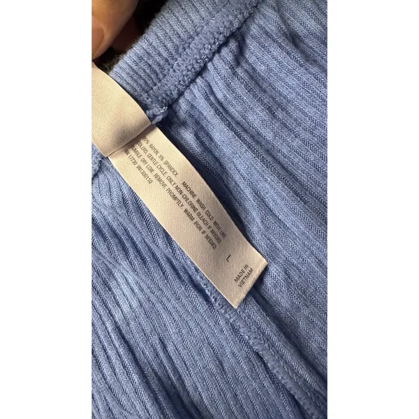 Target Auden Sleepwear Cozy Ribbed Shorts Blue ,Women’s Size Large New - Image 7